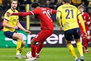 Union St Gilloise 2 v 1 Liverpool: Already Qualified Liverpool lose in Europa League group tie 11 132056909 jarellquansah