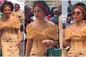 Fans goes wild as Regina Daniels attends Akpabio’s 61st birthday in style (Video) 6 FotoJet 2023 12 12T064332.288 750x375 1