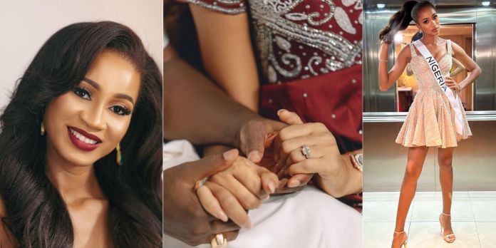 Miss Universe Nigeria, Mitchel Ugochie gets engaged to lover (Video) 12 Miss universe Nigeria Mitchel Ihezue gets engaged to lover