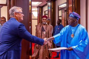 Tinubu receives Ambassadors