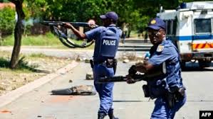 Nigerians in South Africa stage protest against police brutality 9 Nigerians in South Africa