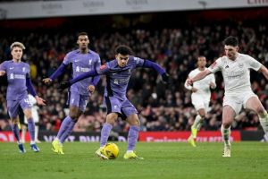 Arsenal 0 v 2 Liverpool; Reds knock Arsenal out of cup with two late goals 6 132225657 gettyimages 1915192909