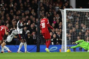Fulham 1 v 1 Liverpool: Liverpool see off Fulham to set up Chelsea final 4 132421960 gettyimages 1950953495