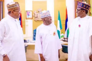 Insecurity: Gov Buni Meets Tinubu, Police Affairs Minister 5 Buni Meets Tinubu