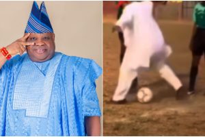 Video of Osun Governor showing off football skills at stadium causes buzz online (Video) 2 FotoJet 2024 01 16T070812.953