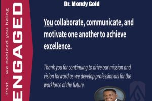 Dr. Mondy Gold receives CSU Global Faculty Spotlight Award 1 IMG 20240128 WA0014