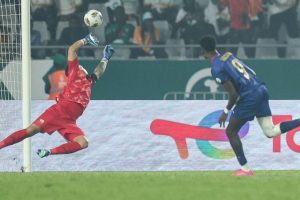 Cape Verde 1 (1) v 1 (2) South Africa: Ronwen Williams saves four spot kicks as South Africa beat Cape Verde on penalties 5 132544324 gettyimages 1976106152