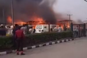 Fire guts furniture market in Ajah, Lagos 5 Screenshot 20240205 192405
