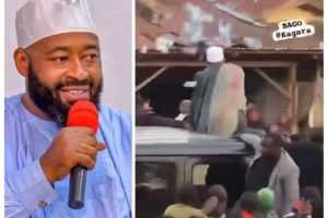 Gov. Baga Caught On Camera Throwing Naira Notes To People (Video) 5 Screenshot 20240413 195141