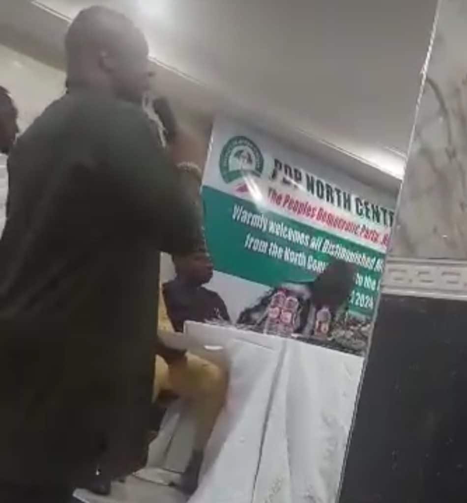 Dino Melaye, Ortom Clash At PDP Meeting Over Ex-Gov's Support For Tinubu 1 Screenshot 20240418 120535