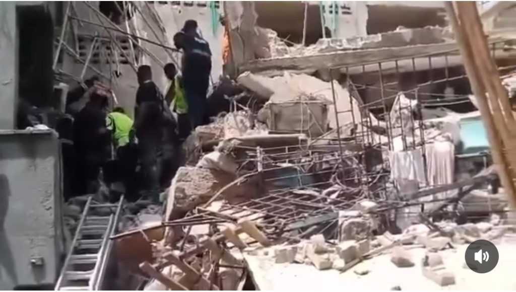 Many trapped as two-storey building collapses in Lagos Island 1 Screenshot 20240530 165555