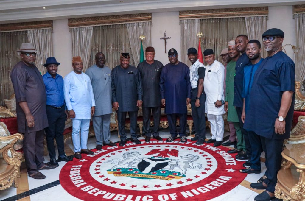 Akwa Ibom Governor, Umo Eno, Leads National Assembly Members on Visit to Senate President, Godswill Akpabio 1 18474972 img20240614wa0066 jpega0ee50c94c8b3992a30a602d76410177