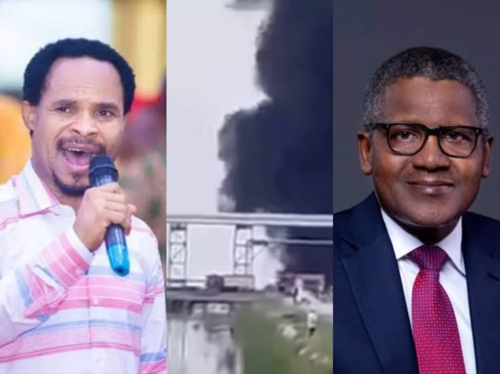 Prophetic Fulfillment: Dangote Refinery Ablaze, Six Months After Odumeje's Warning 1 Odumeje, Dangote