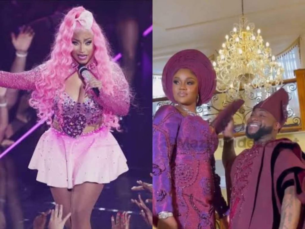 #Chivido2024: Nicki Minaj congratulates Davido and Chioma 1 Nicki Minaj congratulates Davido and Chioma