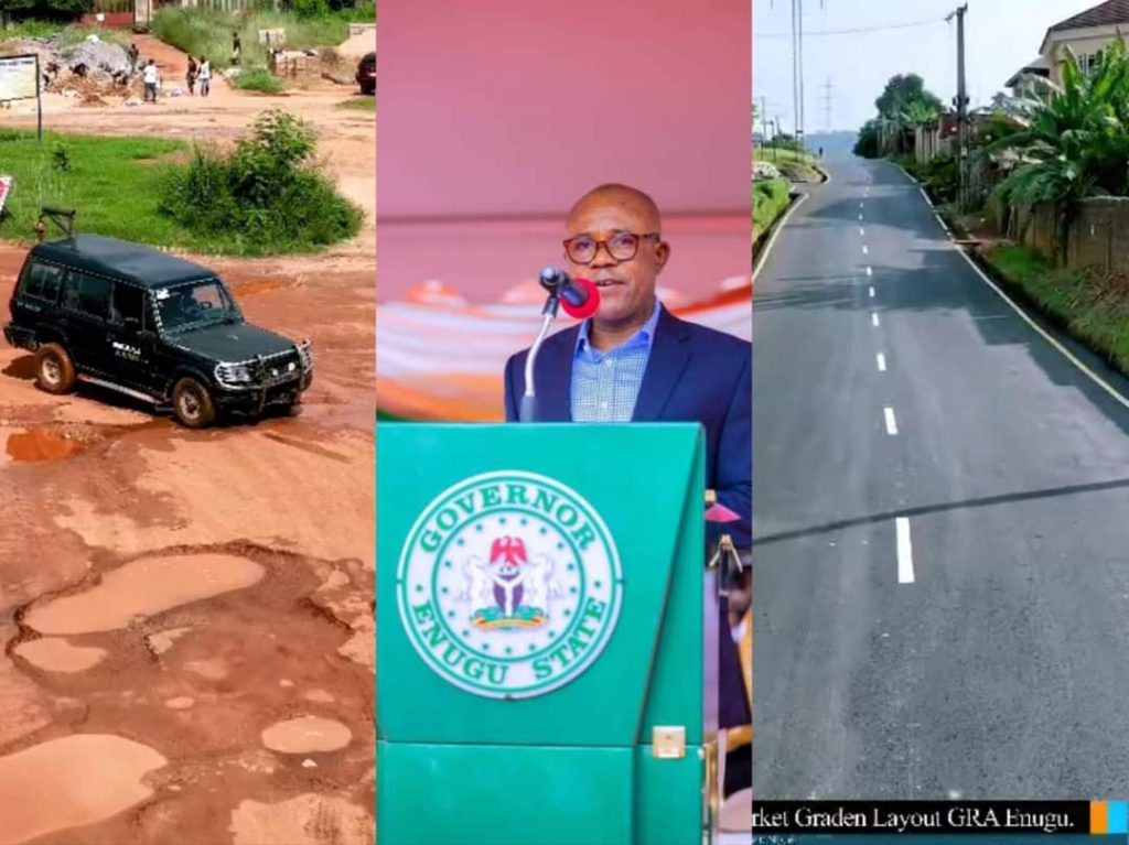 Enugu: Market Garden Layout Roads Get Facelift As Governor Peter Mbah Intensifies Reconstruction Efforts 1 Peter mbah
