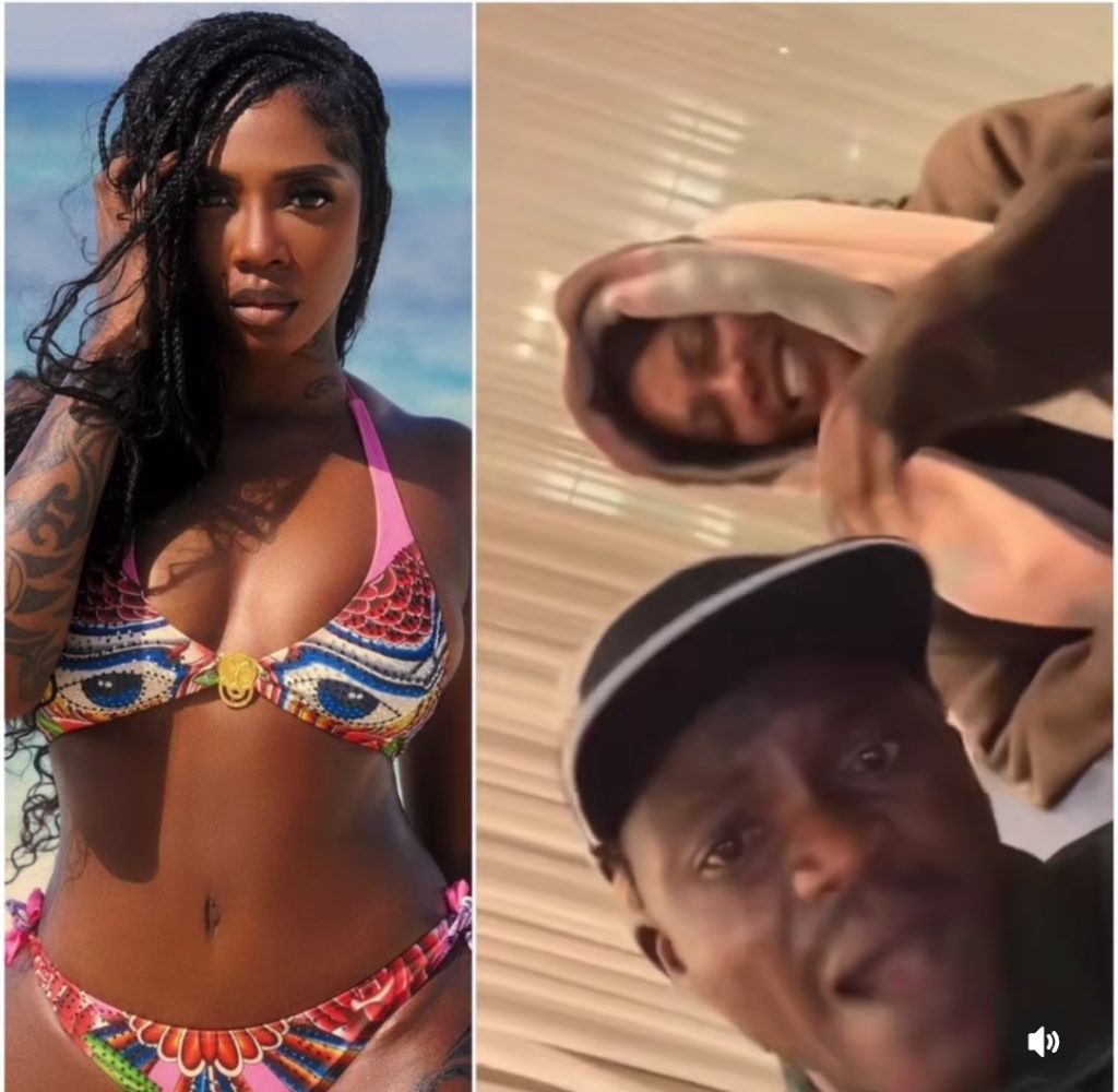 Portable Bumps Into Tiwa Savage Unexpectedly In London 1 Portable Bumps Into Tiwa Savage
