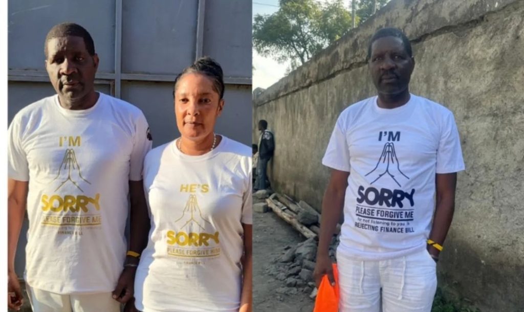 Kenyan Lawmaker and Wife Wear 'I'm Sorry' T-Shirts to Apologize for Controversial Vote 1 Kenyan Lawmaker and Wife Wear 'I'm Sorry' T-Shirts