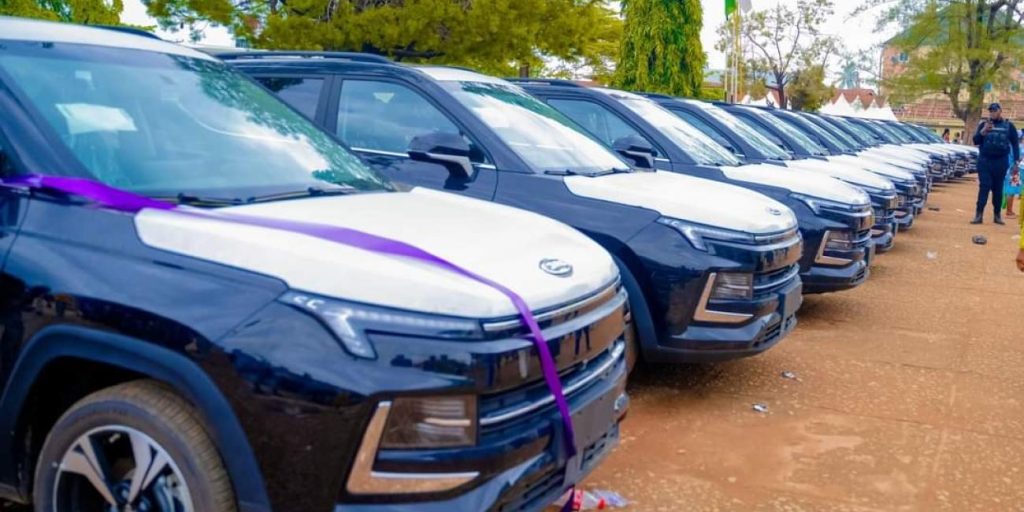 Ebonyi Governor, Nwifuru Donates 14 SUVs to New Priests Amid State's Poverty Crisis (Photos) 2 Nwifuru Gifts 14 SUVs To Newly Ordained Catholic Priests