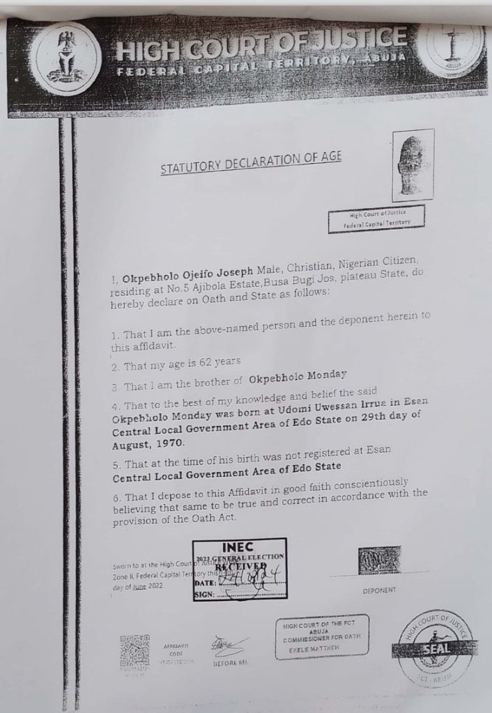 APC Governorship Candidate, Okpebholo, Embroiled in Age Falsification Scandal 2 18592124 20240722115416 jpegd6c776f3beee4195f2c3fe05f333bf0f