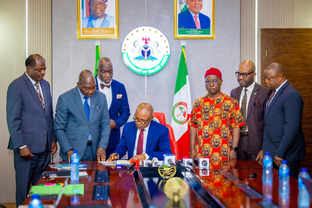 Enugu State Checkmates Land Grabbing, Open Grazing, as Peter Mbah Signs 4 Bills into Law 1 Peter Mbah
