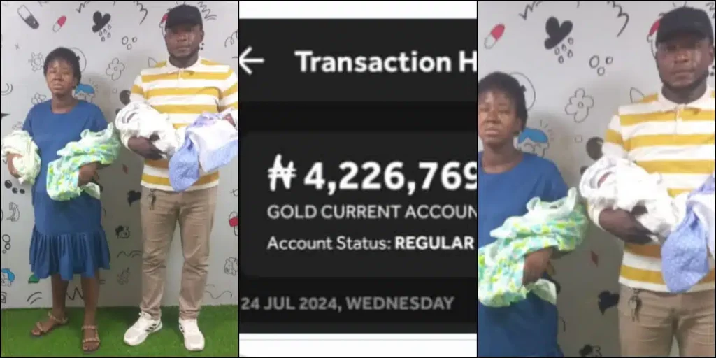 Nigerians Raise Over N4m For Man Who Cried Out For Help After Welcoming Quadruplets 1 Nigerians Raise Over N4m For Man
