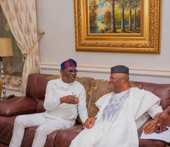 Akpabio Backs Wike, Tells Him to Ignore Kingibe's Criticisms 1 Akpabio, Wike