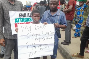 #EndBadGovernance: My Father Can't Pay My School Fee, Little Protester Tells Tinubu 4 WhatsApp Image 2024 08 02 at 11.57.26 AM