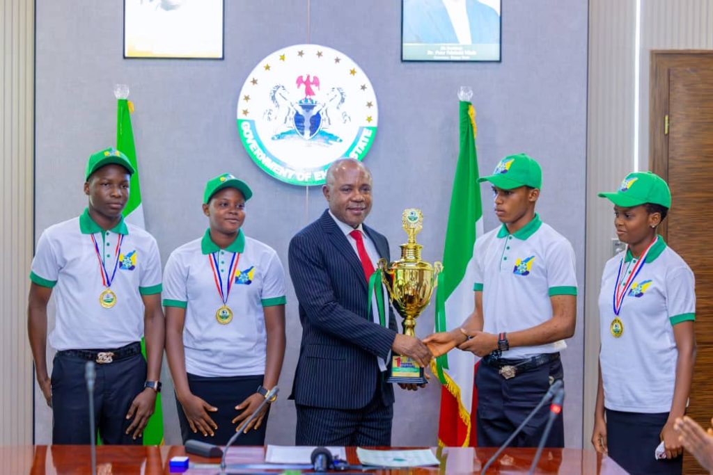 Gov Peter Mbah Awards Scholarships, Cash to Enugu Students for Winning President’s National Debate Championship 1 Peter Mbah
