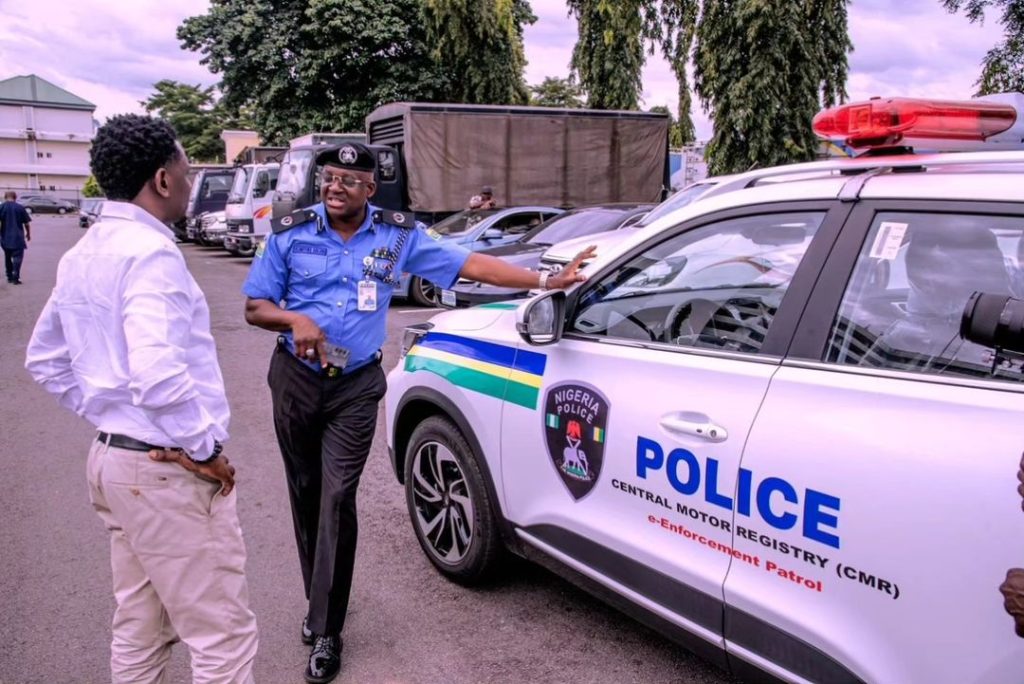 Nigeria Police have unveiled their e-CMR e-enforcement patrol vehicle and gadgets