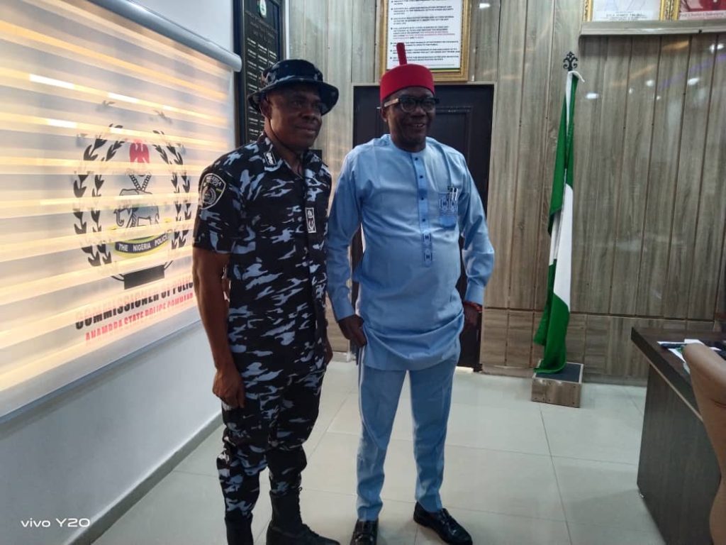 Dr. Mefor Visits Anambra Police Commissioner 1 Mefor