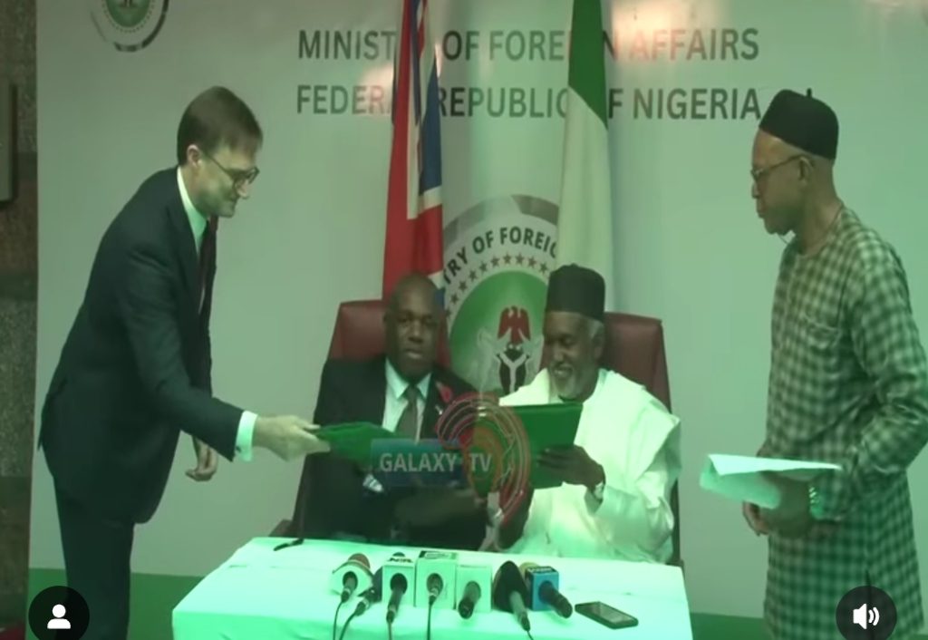 Nigeria And Uk Signs MOU 1 Nigeria And Uk Signs MOU