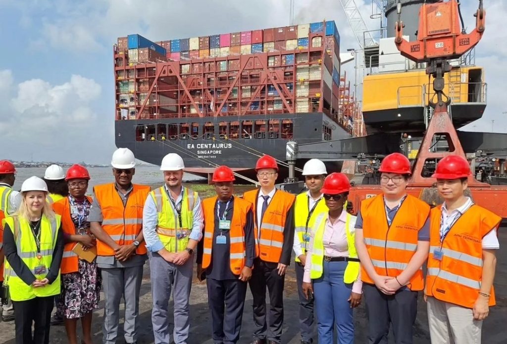 Lagos port welcomes largest container vessel in Nigerian history 1 largest container vessel in Nigerian history
