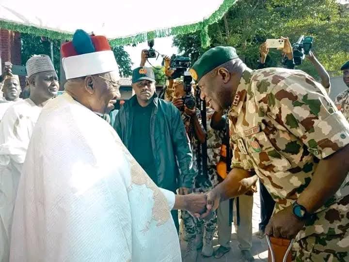 Army chief visits Shehu of Borno, seeks support to end insurgency 1 FB IMG 1733541511046