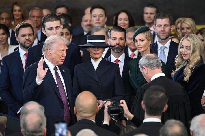 US President Trump Takes Oath Of Office 1 Trump Takes Oath Of Office