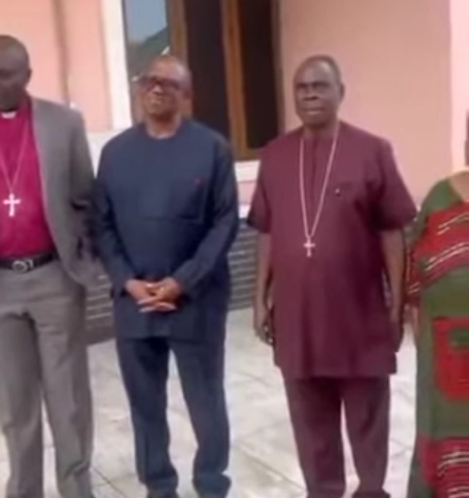 Peter Obi Visits Retired Archbishop Godwin Okpala Following Release from Kidnappers 1 Peter Obi Visits Retired Archbishop Godwin Okpala