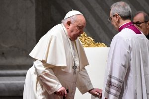 Pope Francis Stable In Hospital, Thanks Well-wishers For Support 3 AFP 20250214 36XT8P8 v1 Preview FilesVaticanReligionPopeVespers 1
