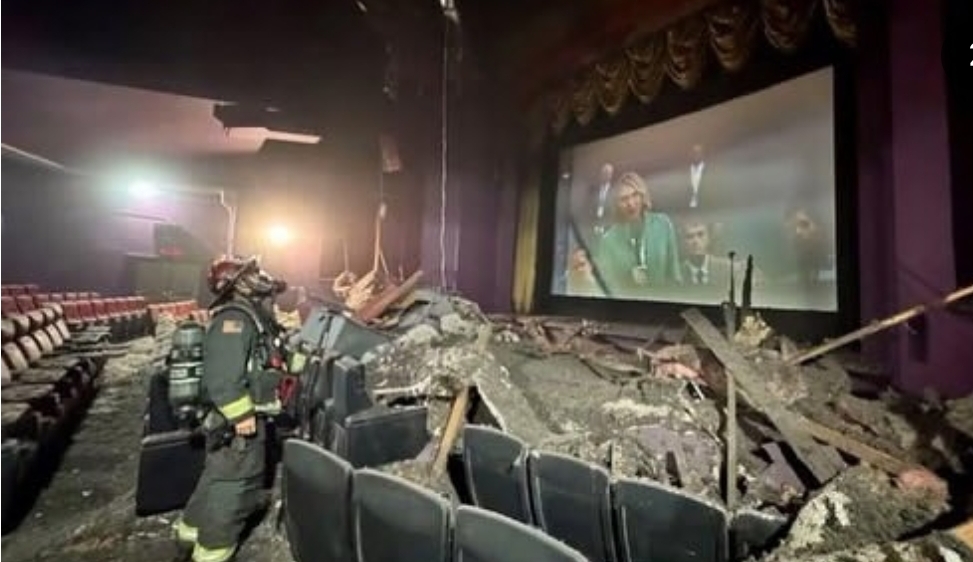 No Injuries Reported After Movie Theater Ceiling Collapses Mid-Showing of 'Captain America' 1 Captain America