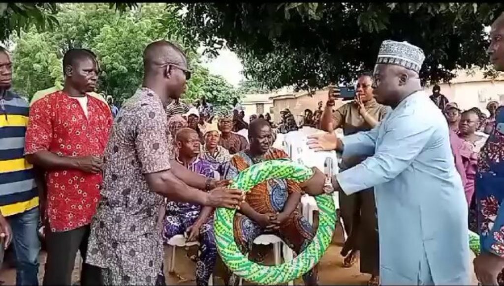 Kogi Lawmaker, Idowu Ibikunle Gifts Motorcycle Tyres to Constituents in Viral Video 1 Idowu Ibikunle