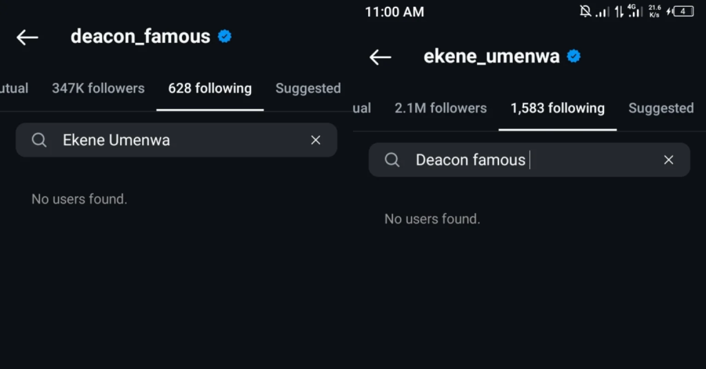 Ekene Umenwa, Deacon Famous Spark Buzz As They Unfollow Each Other On Instagram 2 image 47