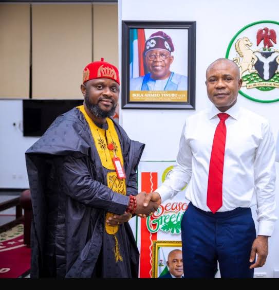 Governor Mbah Making Mburubu a Home Again – Dr. Jerry Patrick Onuokaibe Onuokaibe 1 Dr. Jerry Patrick Onuokaibe Onuokaibe and Peter mbah