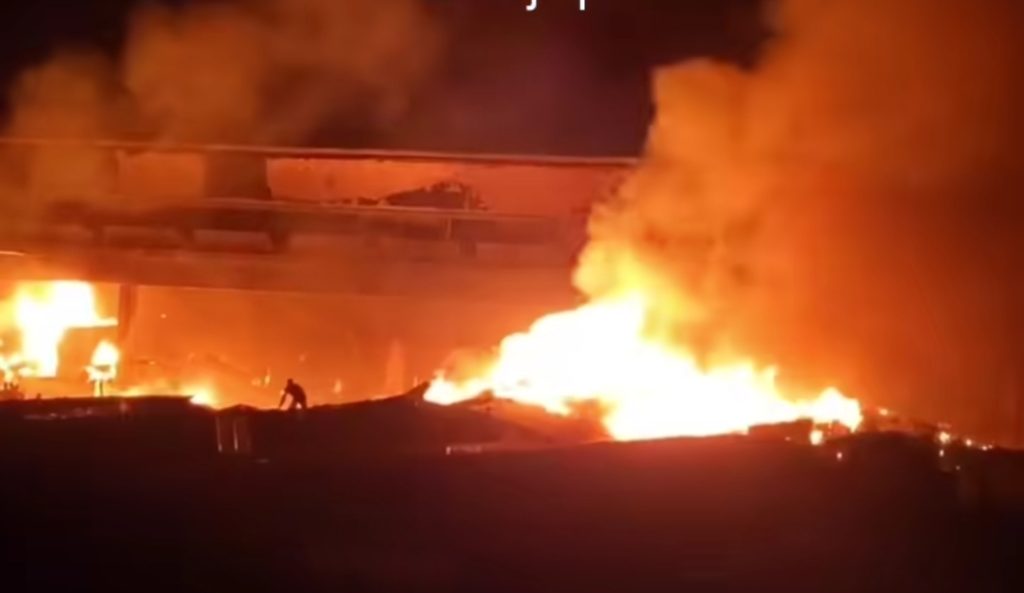 BREAKING: Fire Guts Terminus Market in Jos 1 1000087026
