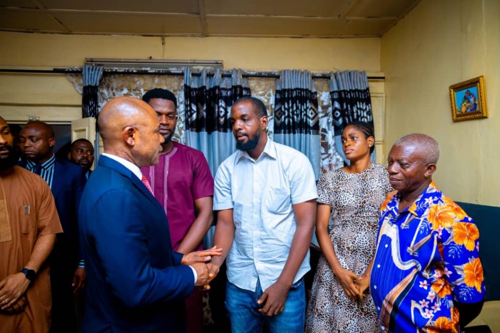 Enugu Governor Visits Late Christian Chukwu’s Family, Promises State Support 1 Peter Mbah