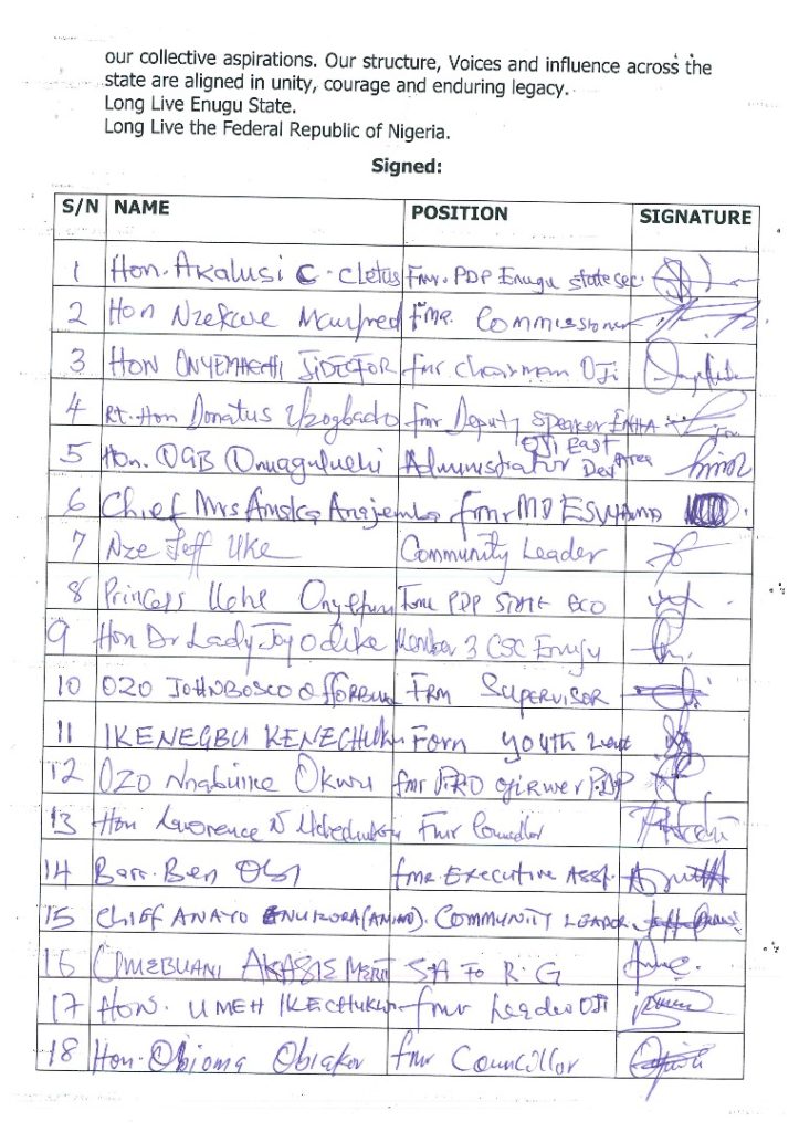 Oji River Stakeholders Applaud Governor Peter Mbah, Endorse Him for Second Term 2 IMG 20250428 WA0054