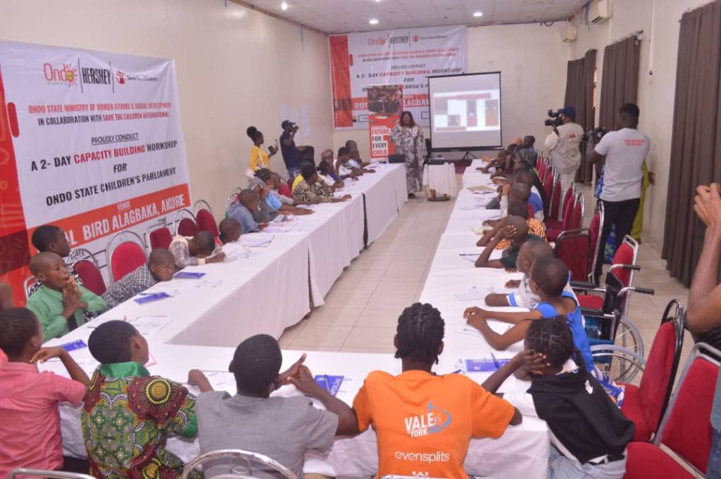 Ondo Govt, Save The Children Organize Workshop for Children Parliament 1 07690e84 483e 457c 86fd e324c78bfca9