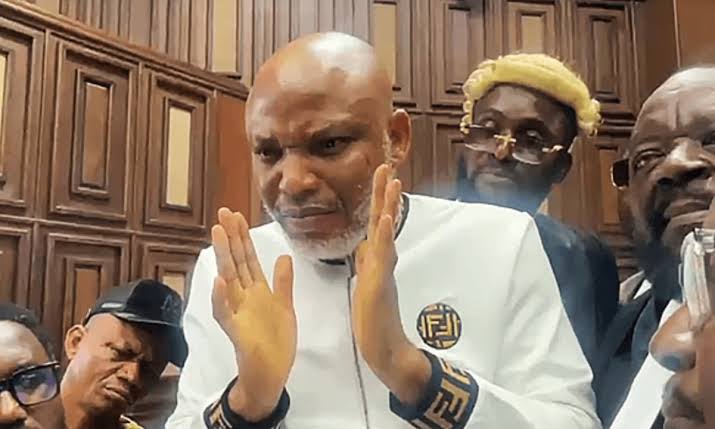 Trial of Nnamdi Kanu Continues at the Federal High Court Abuja 1 Nnamdi Kanu
