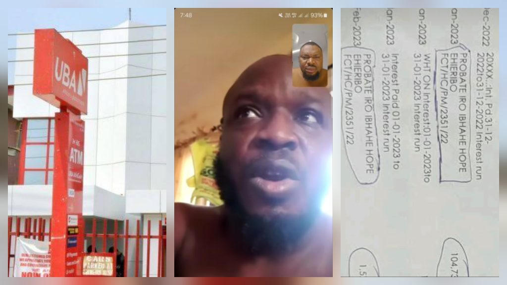 I Was Never Dead, Nigerian Returnee Demands Justice as ₦100M Savings Disappear From His UBA Bank Account 1 Nigerian foreign returnee