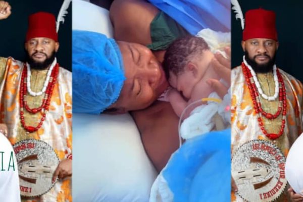 Nollywood actor, Yul Edochie And Judy Austin Welcome Third Child 13 1000110410