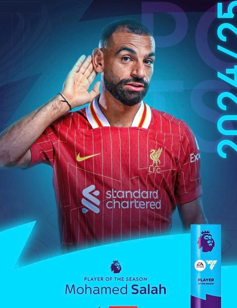 Mohamed Salah Crowned EA SPORTS Player of the Season 2024/25 1 Mohamed Salah