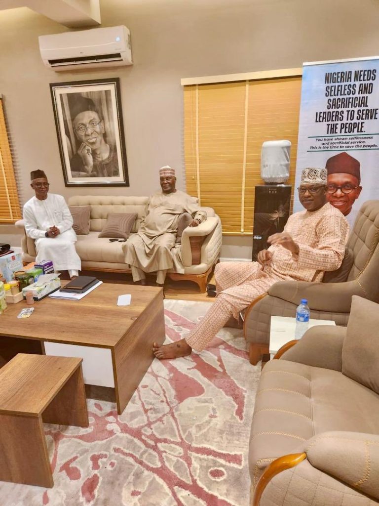 Atiku Abubakar Pays Visit to Nasir El-Rufai in Abuja (Photos) 2 Atiku Abubakar Pays Visit to Nasir El-Rufai