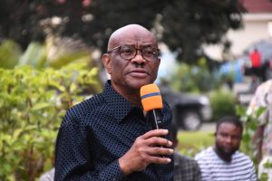 BREAKING – Wike arrives for key PDP meeting 19 IMG 6015 1
